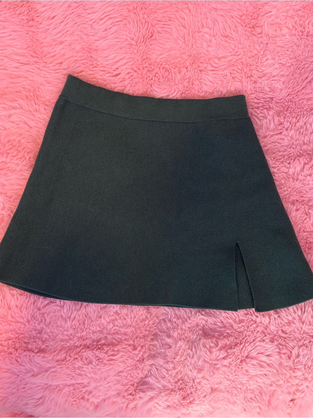 ♥ ALTAR’D STATE GREEN KNIT STRETCH MINI SKIRT SIZE SMALL ♥